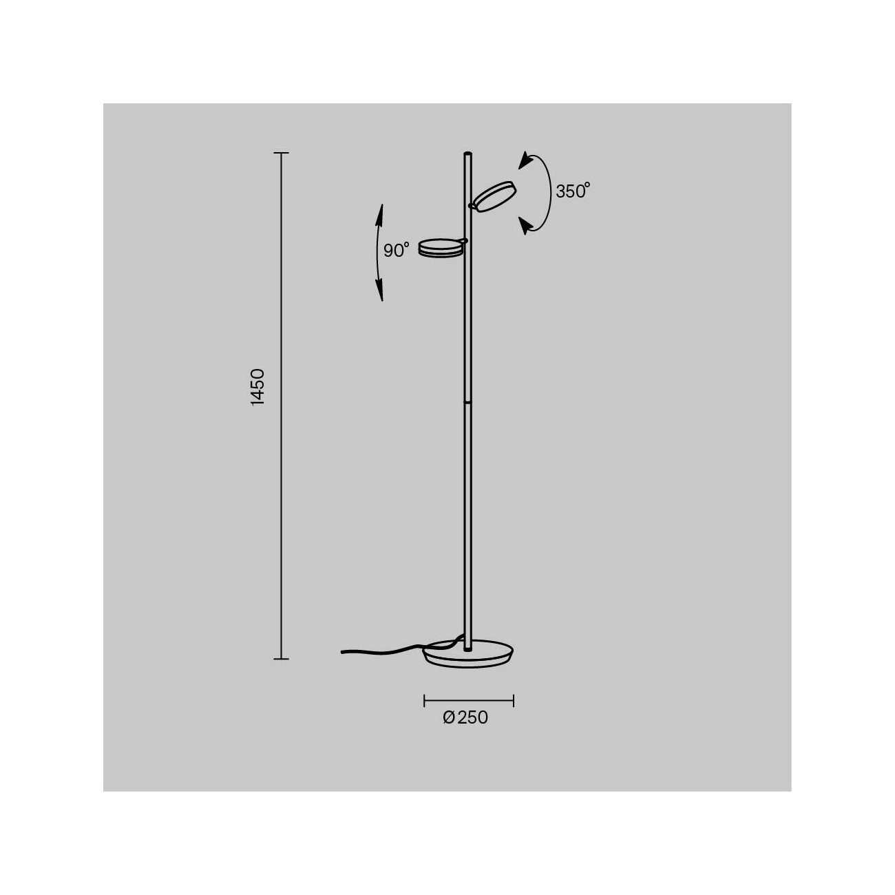 Maytoni Floor Lamp (Stem Lamp) Fad