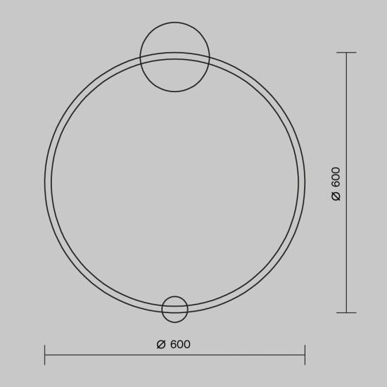 Maytoni Lampada da Parete (Applique) Halo