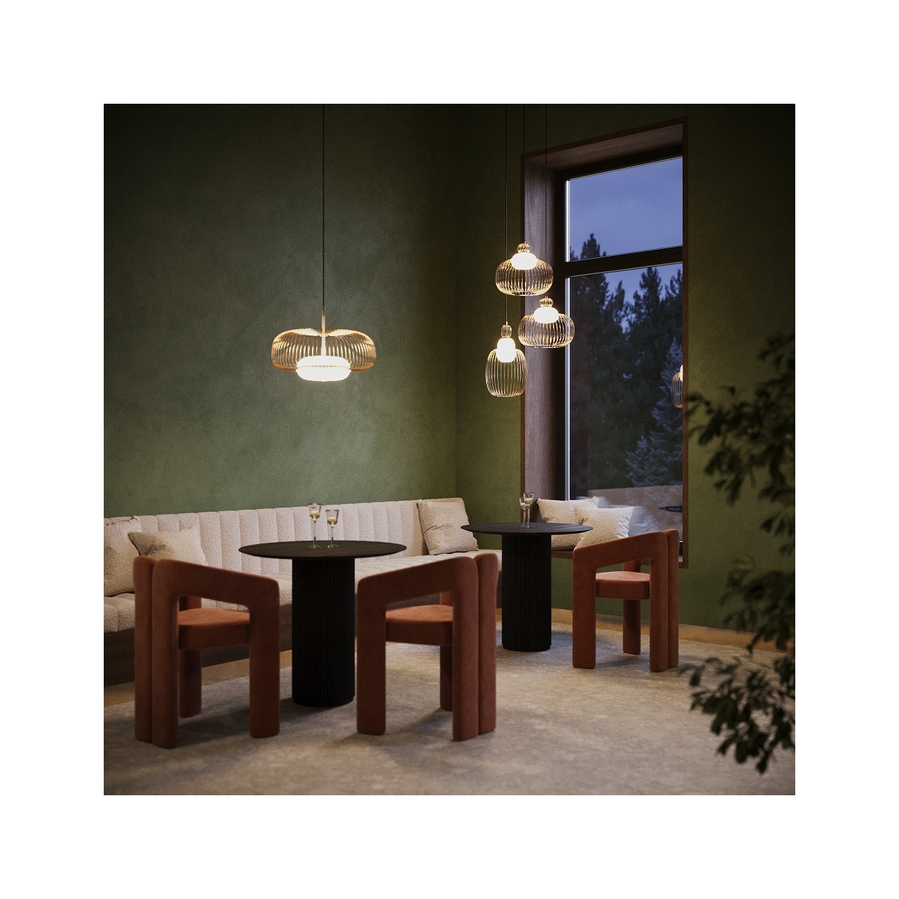 Maytoni Suspension Lamp Levitation