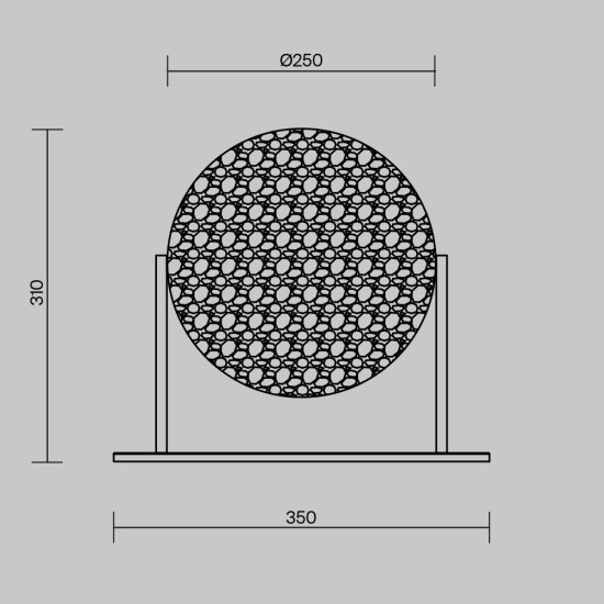 Maytoni table lamp Mangata