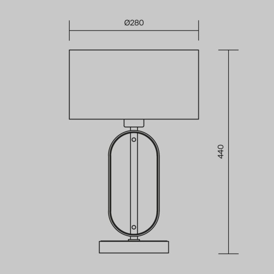 Maytoni Lampada da tavolo Marmo