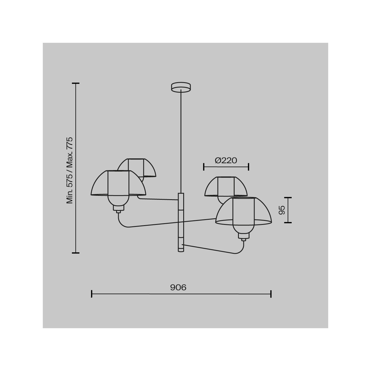 Maytoni Suspension Lamp Memory