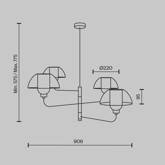 Maytoni Suspension Lamp Memory