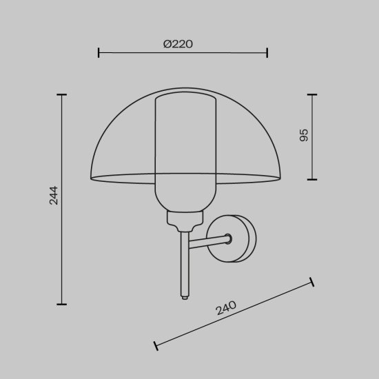 Maytoni lampe murale (applique) Memory