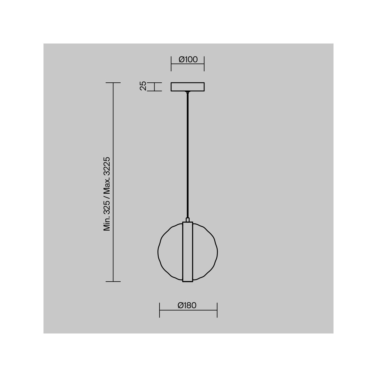 Maytoni Lampe à suspension Misterio
