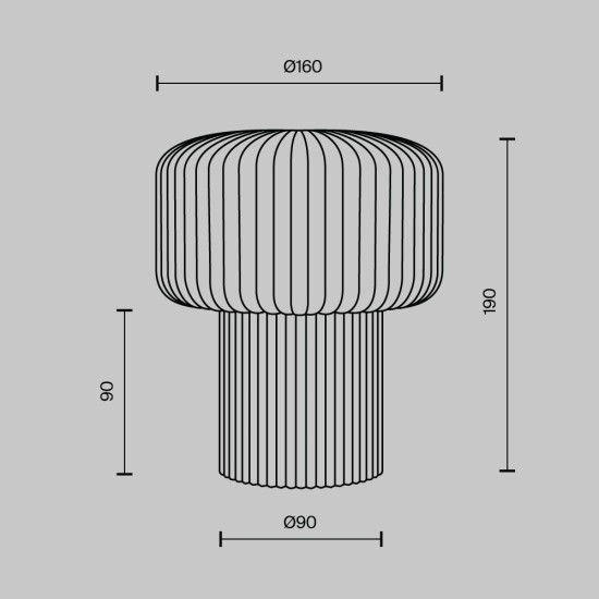 Maytoni Lampada da tavolo Omaggio