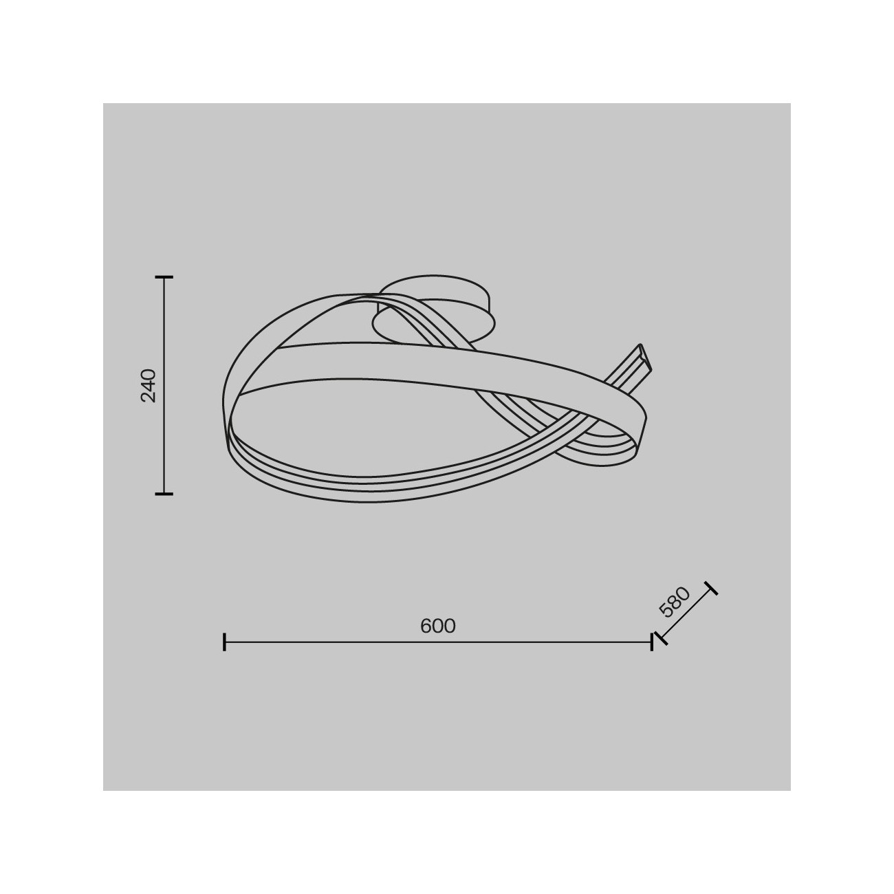 Maytoni Plafonnier Plons