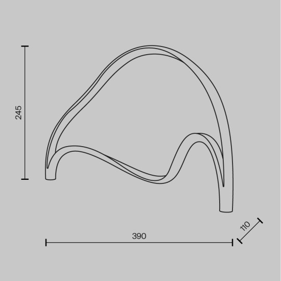 Maytoni Lampada da tavolo Plons