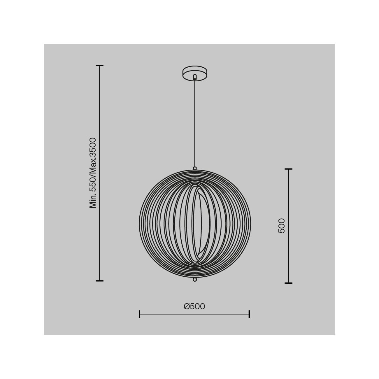 Maytoni Lampe à suspension Roots