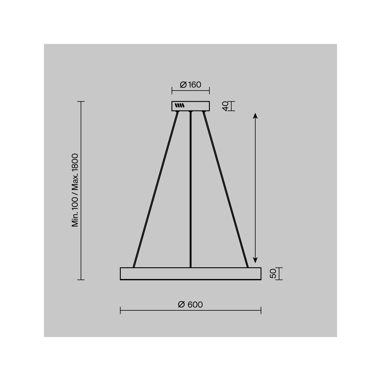 Maytoni Lampada a Sospensione Saturno