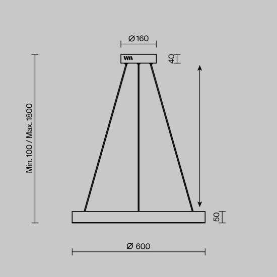 Maytoni Suspension Lamp Saturno