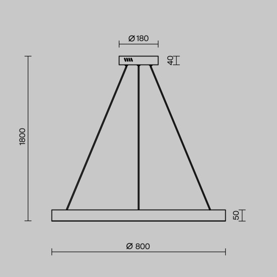Maytoni Suspension Lamp Saturno