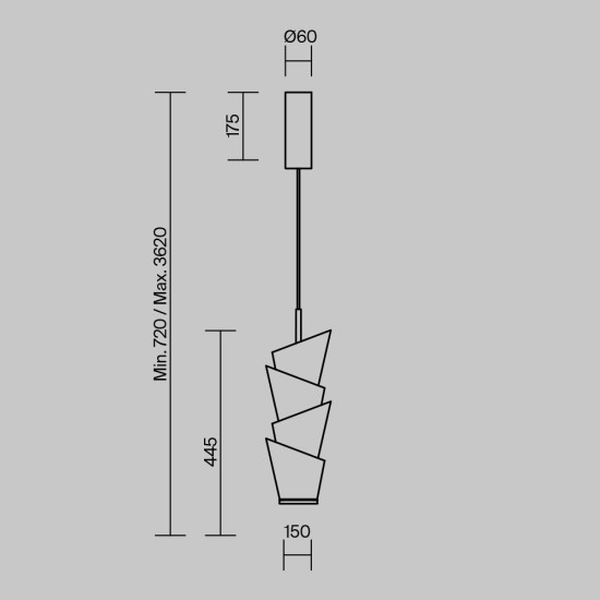 Maytoni Suspension Lamp Seoul