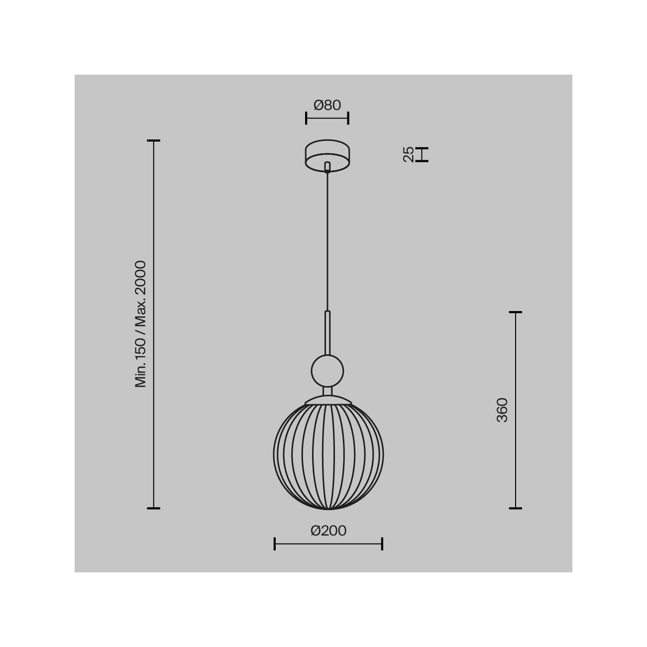 Maytoni Lampe à suspension TAVO