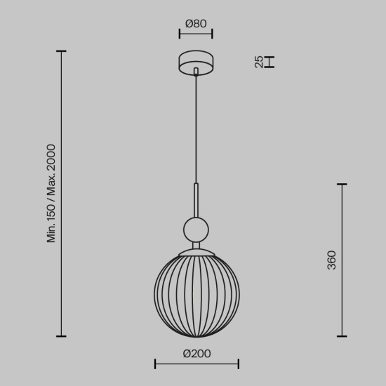 Maytoni Suspension Lamp TAVO
