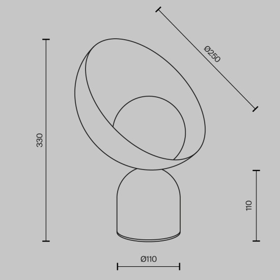 Maytoni lampe de table Tavo