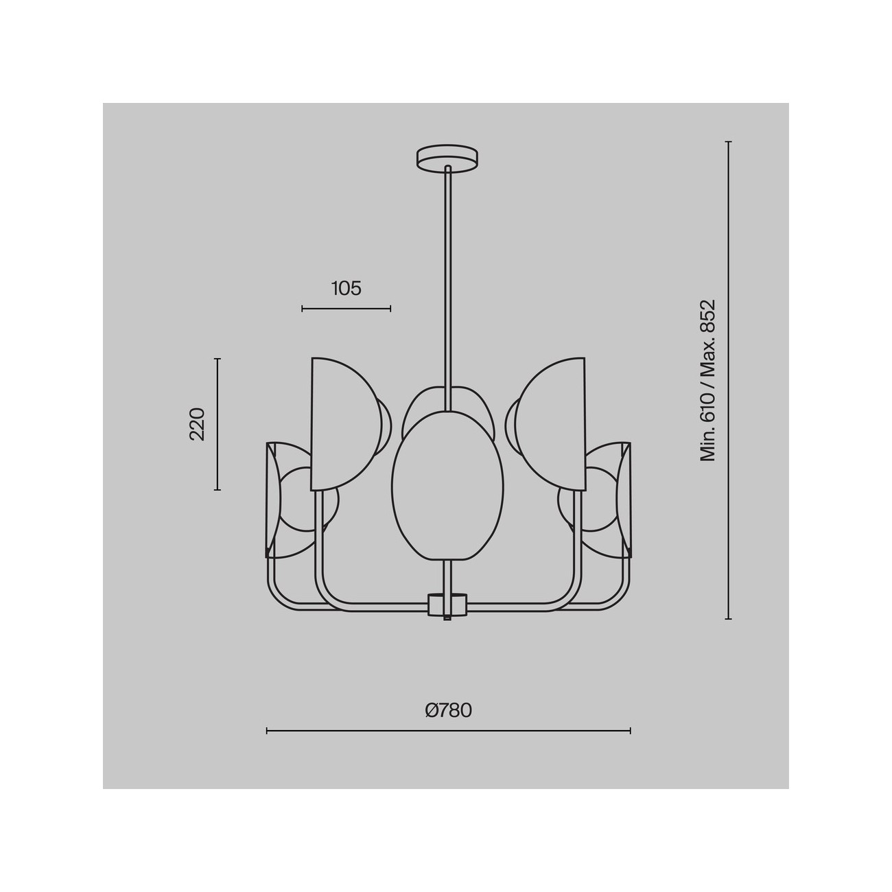 Maytoni Lampada a Sospensione Tropic