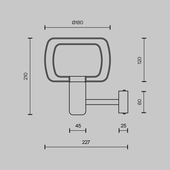 Maytoni Lampe à suspension Vision