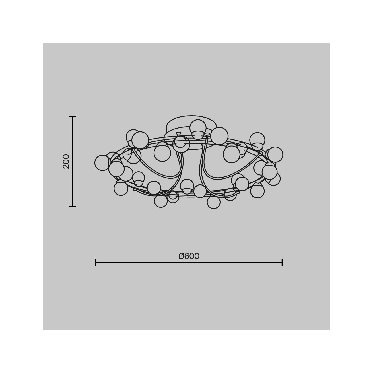 Maytoni ceiling light Tessara