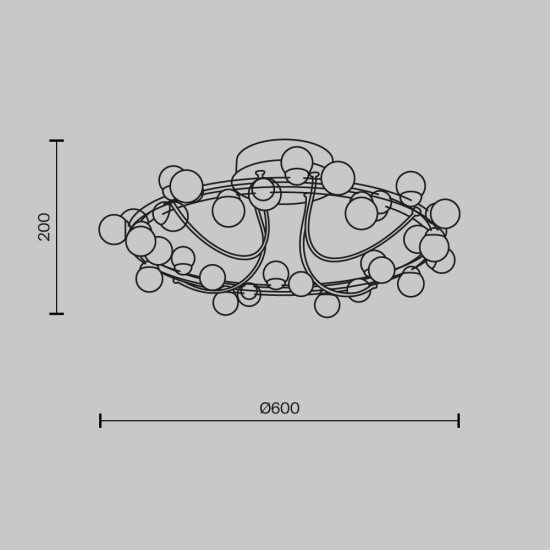 Maytoni Plafoniera Tessara