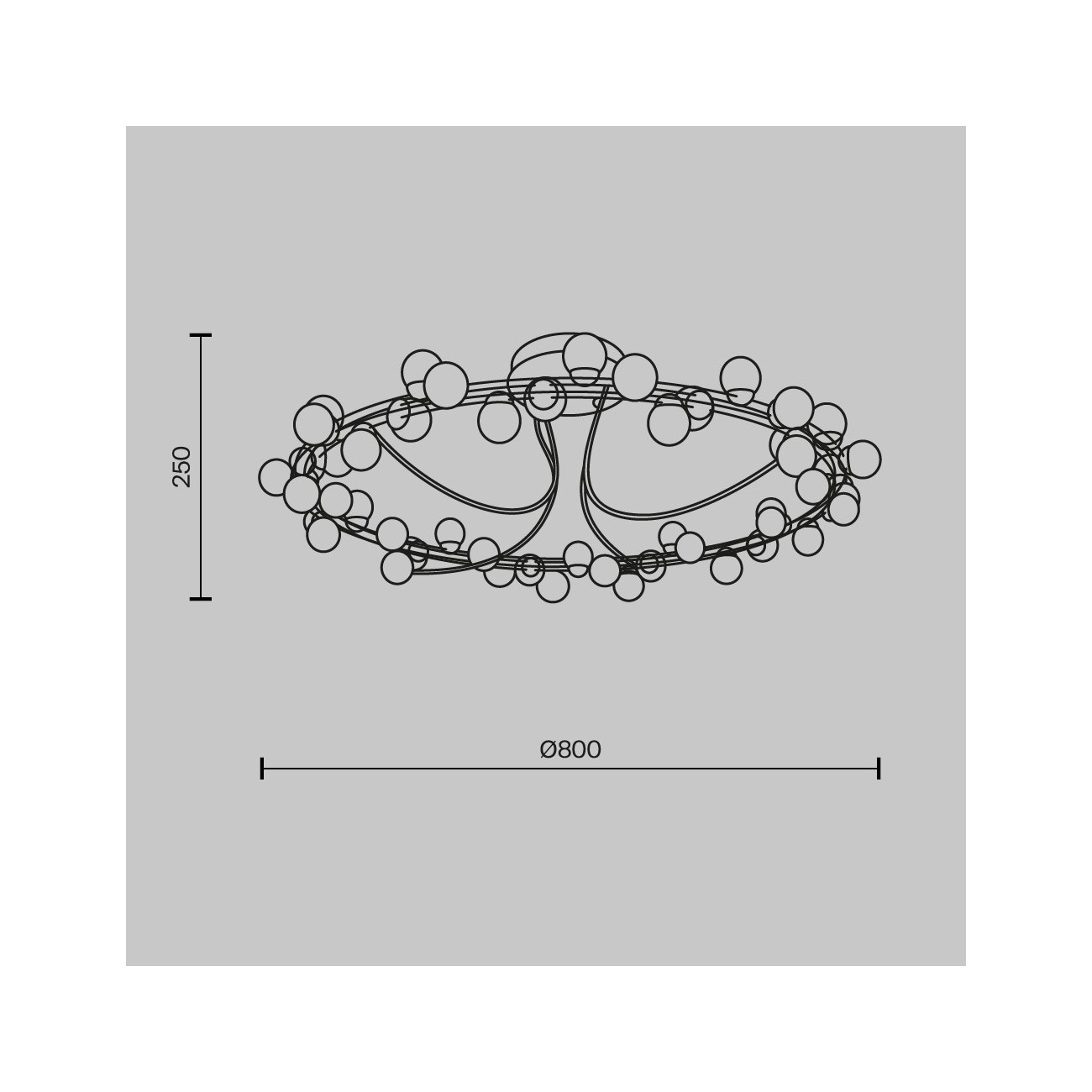 Maytoni ceiling light Tessara
