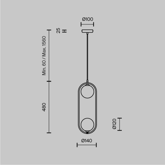 Maytoni Lampada a Sospensione Ring