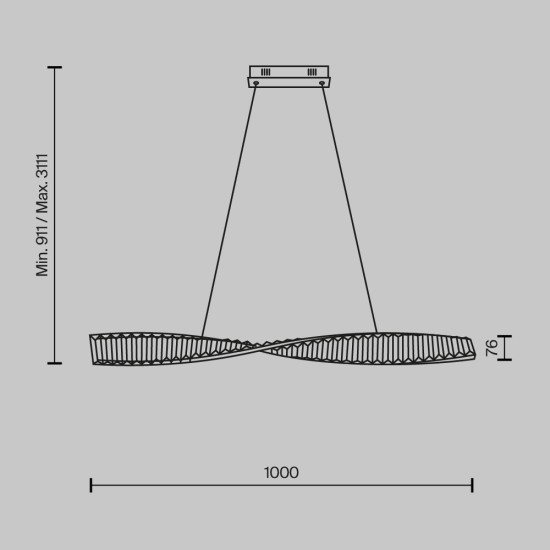 Maytoni Pendant Suspension Lamp  Krone