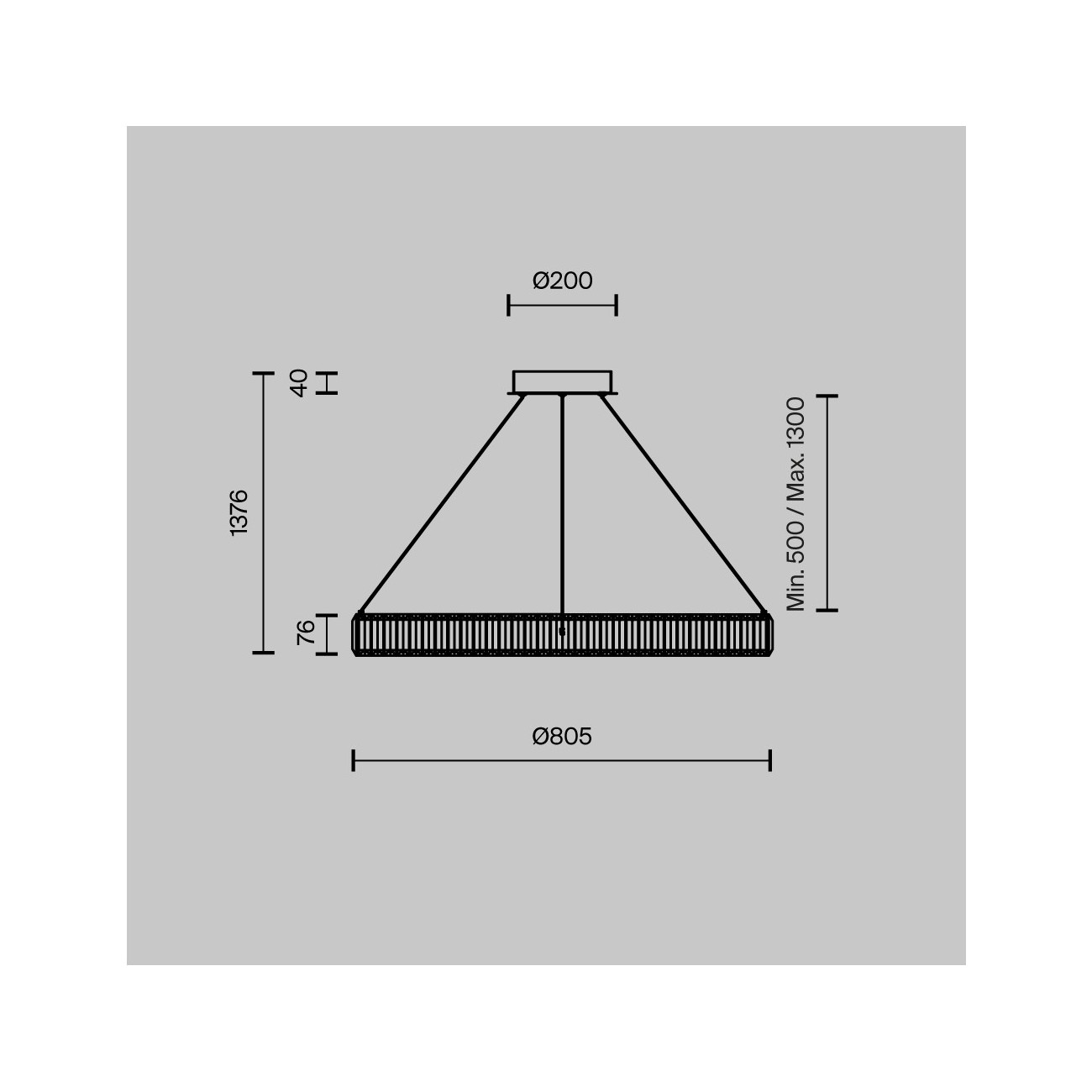 Maytoni Pendant Suspension Lamp  Krone