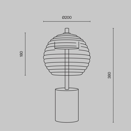Maytoni Pendant Lampe de Table Mystic