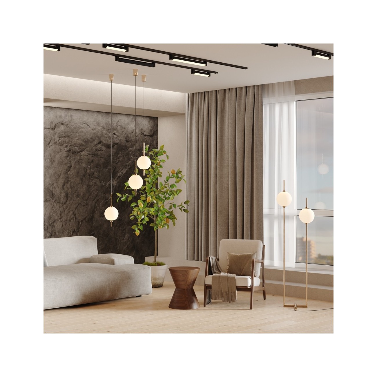 Maytoni Table e Floor Lampada da Terra (Lampada a Stelo) The Sixth Sense