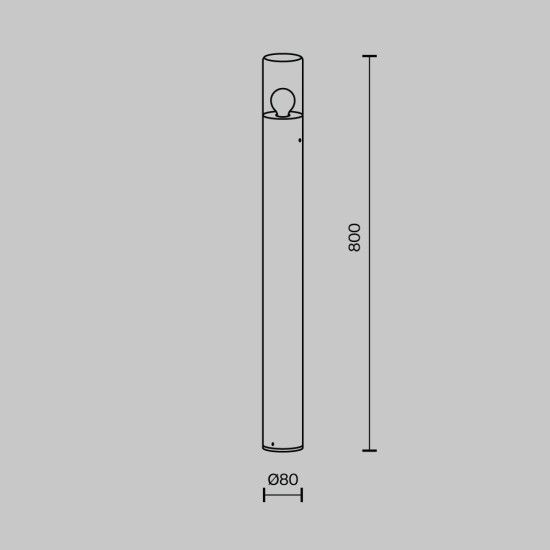 Maytoni Outdoor Lampada Paesaggistica Amas