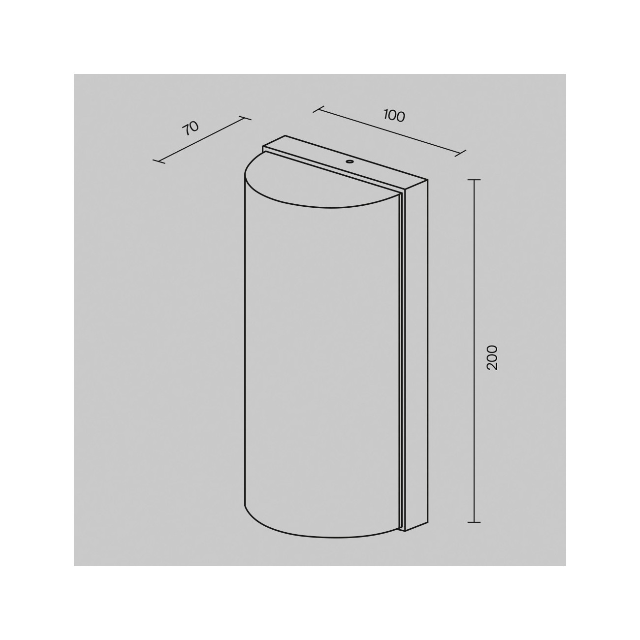 Maytoni Outdoor Lampe murale exstern Badd