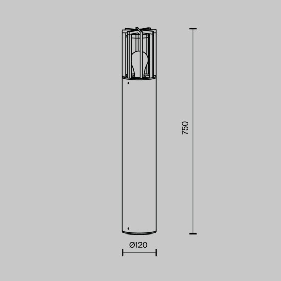 Maytoni Outdoor Lampada Paesaggistica Barrel