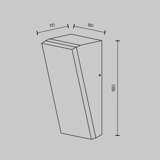 Maytoni Outdoor wall landscape lamp Brick
