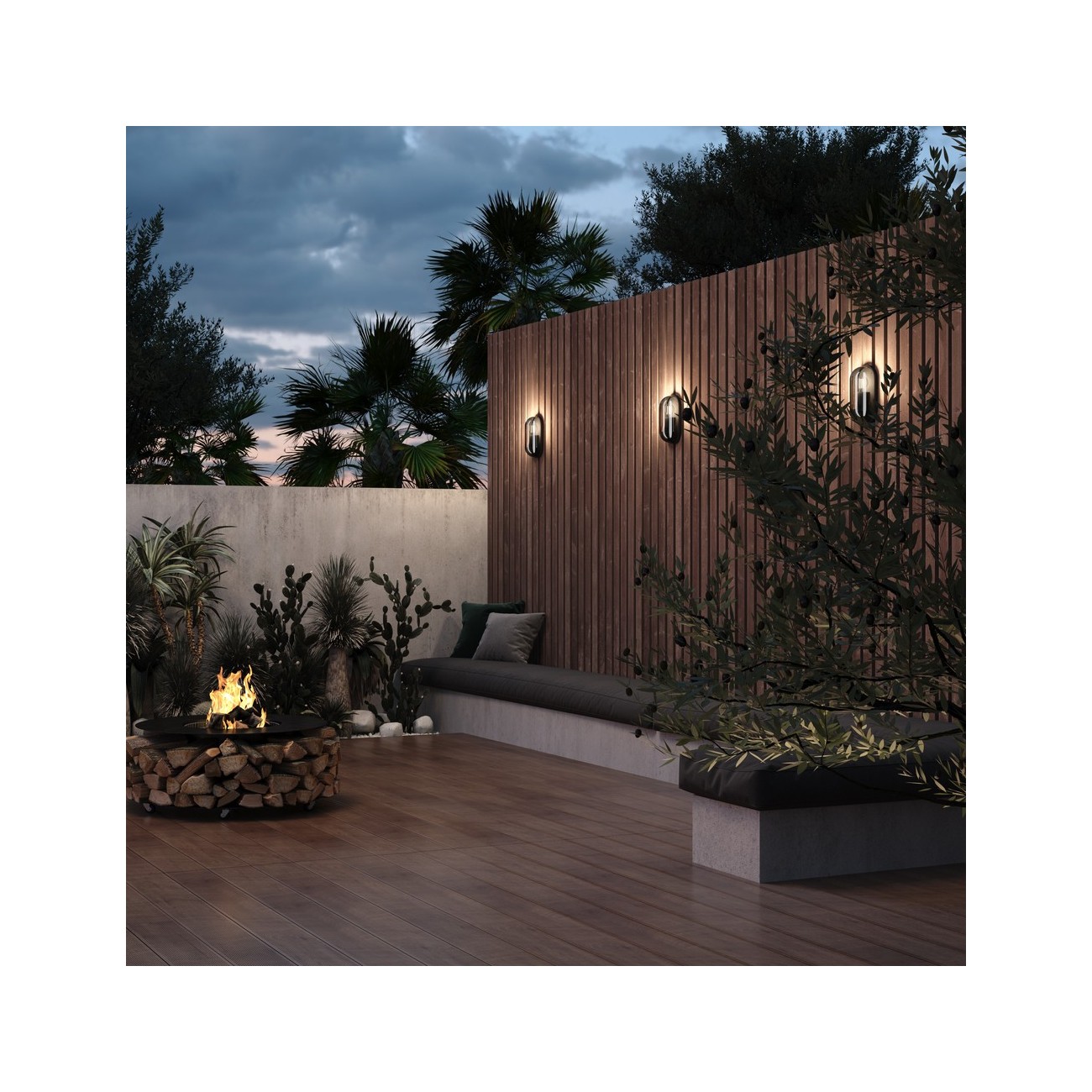 Maytoni Outdoor Lampada da Parete Esterno Candle