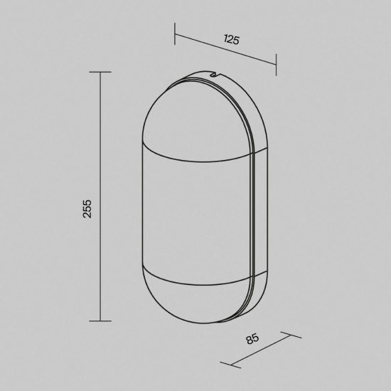 Maytoni Outdoor Lampada da Parete Esterno Candle