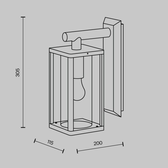 Maytoni Outdoor Lampada Paesaggistica Cell