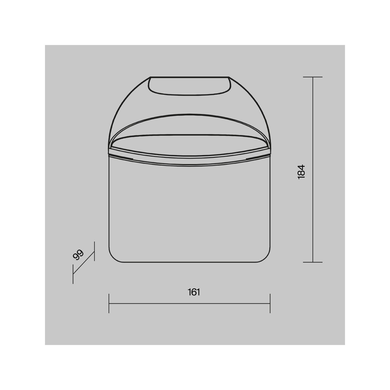 Maytoni Outdoor wall landscape lamp Gloss