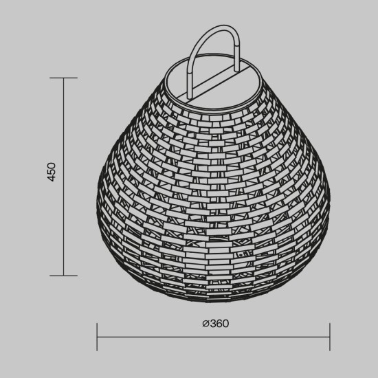Maytoni Outdoor Lampe de paysage solaire Plet