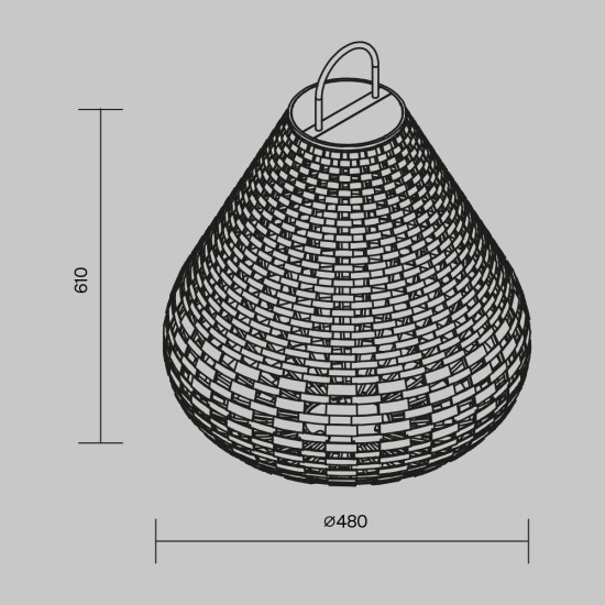 Maytoni Outdoor landscape solar lamp Plet