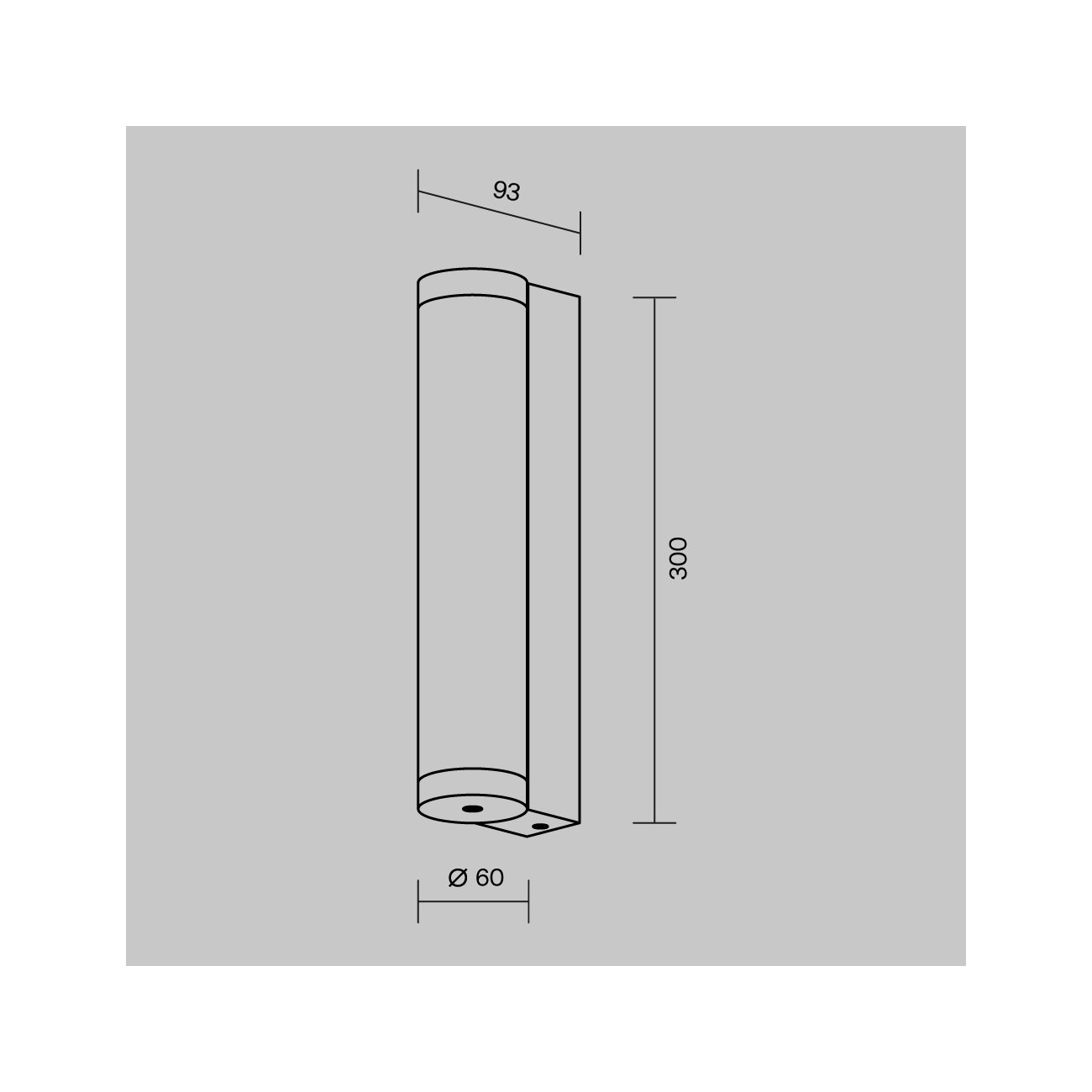 Maytoni Outdoor wall landscape lamp Rounge