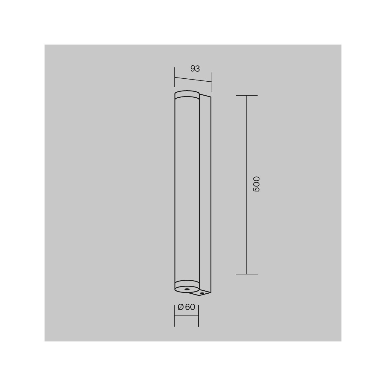 Maytoni Outdoor Lampada da Parete Esterno Rounge