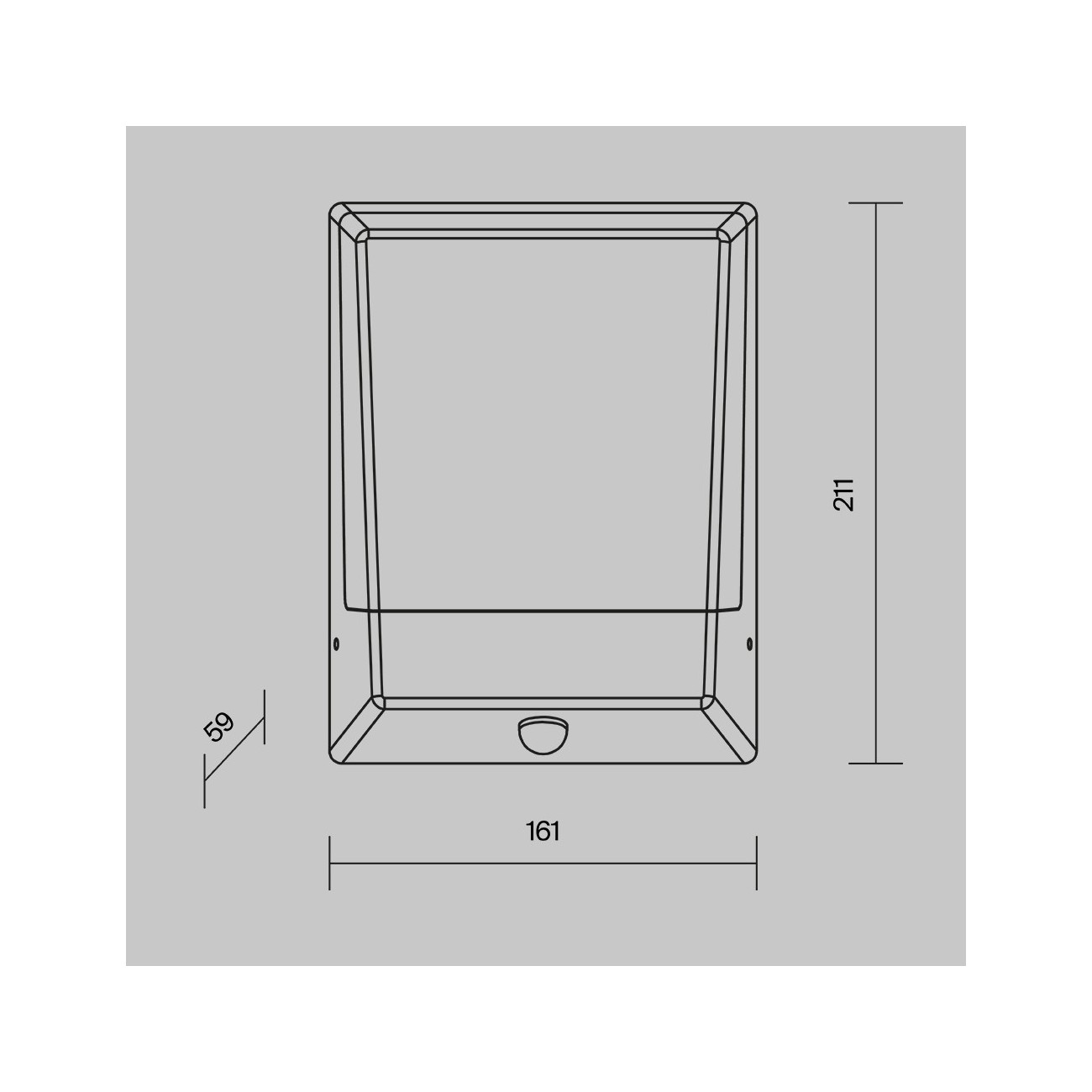 Maytoni Outdoor wall landscape lamp Row