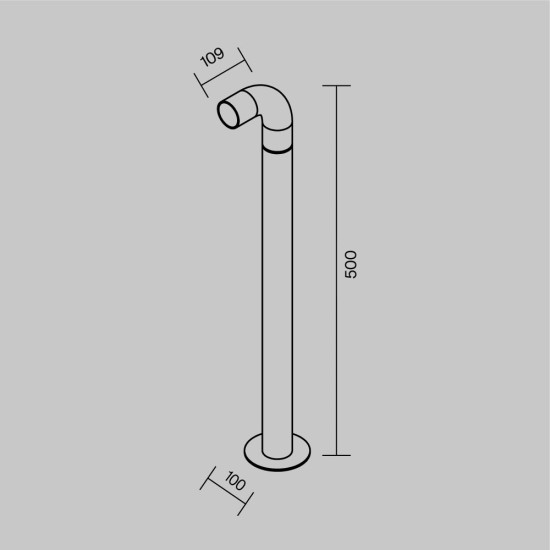 Maytoni Outdoor Lampada Paesaggistica Sleek