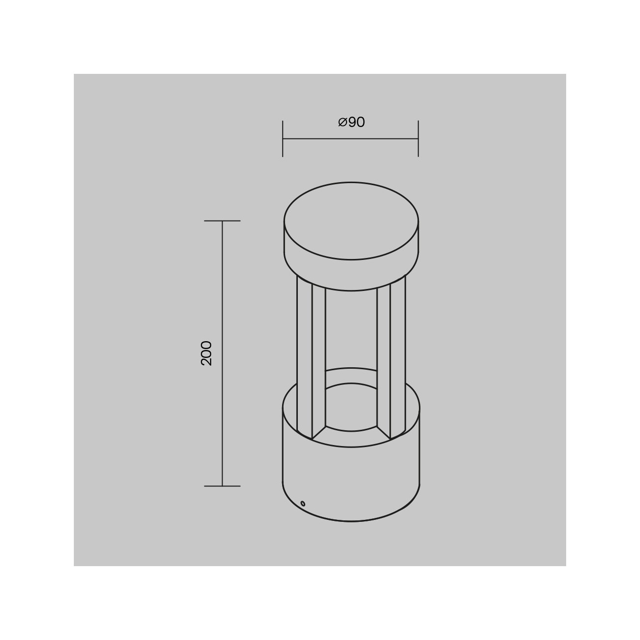 Maytoni Outdoor lampe murale externe Vint
