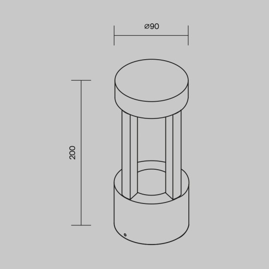 Maytoni Outdoor lampe murale externe Vint