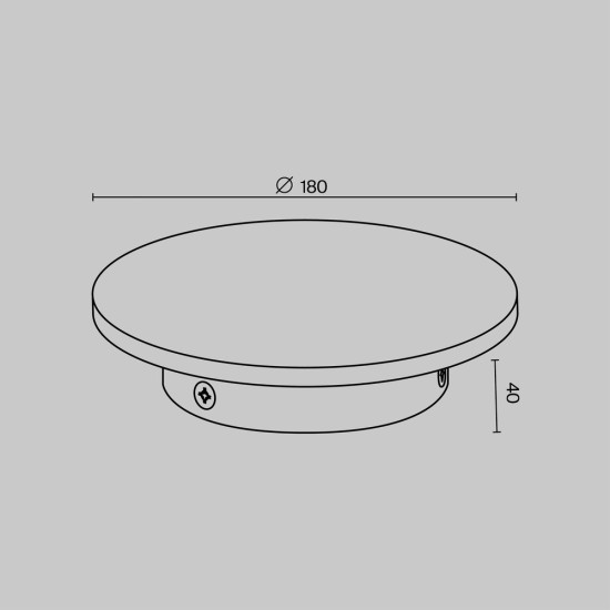 Maytoni Outdoor, Wald wall lamp