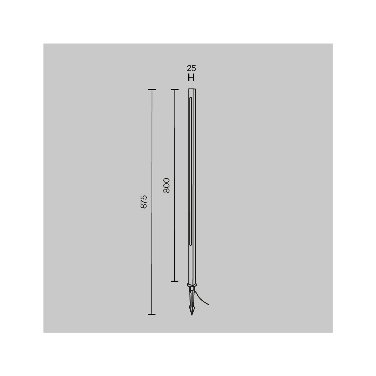 Maytoni Outdoor landscape lamp Pole