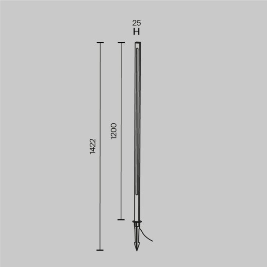 Maytoni Outdoor Lampe de paysage Pole