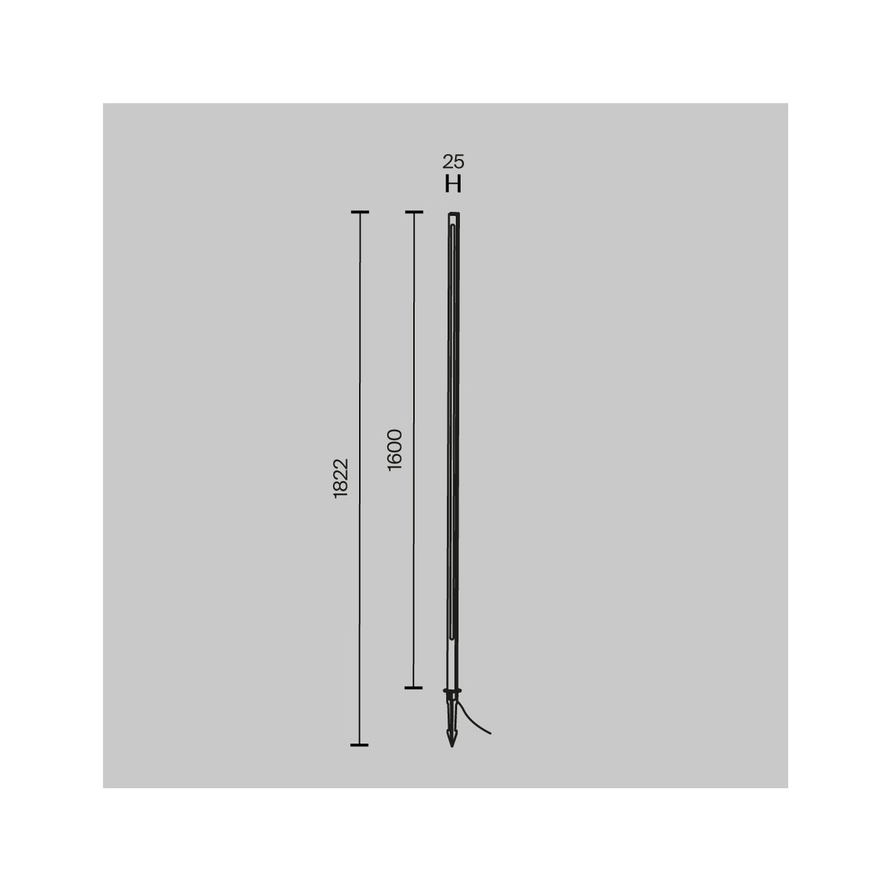 Maytoni Outdoor Lampada Paesaggistica Pole